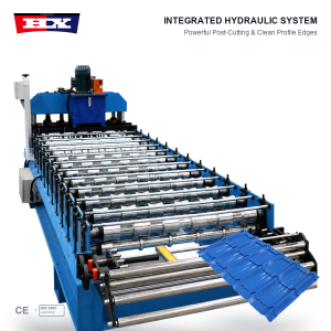Metal Glazed Roofing Tile Making Machine