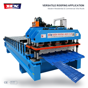 Glazed Steel Roof Tile Forming Machine