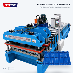 Glazed Steel Roof Tile Forming Machine
