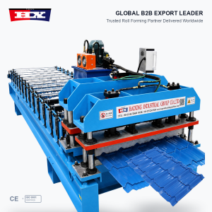Glazed Steel Roof Tile Forming Machine
