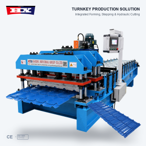 Metal Glazed Roofing Sheet Roll Forming Machine