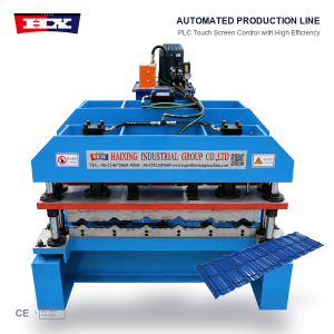 Metal Glazed Roofing Tile Making Machine