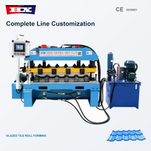 High Speed Roof Tile Roll Forming Machine