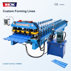 High Speed Glazed Tile Roll Forming Machine