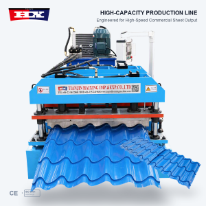 Glazed Metal Roof Tile Making Machine