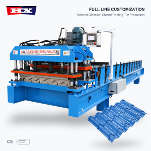 Metal Glazed Roof Tile Forming Machine 1100