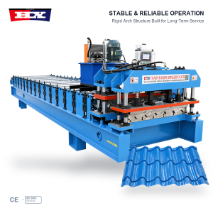 Metal Glazed Roof Tile Forming Machine