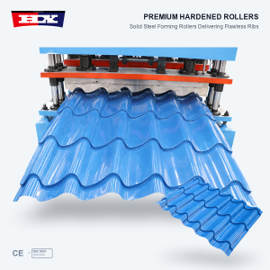 Metal Glazed Roof Tile Forming Machine