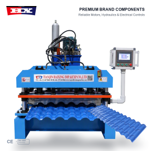 Steel Roof Tile Roll Forming Machine