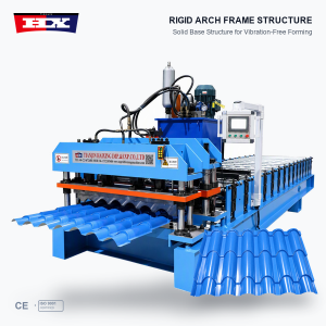 Steel Roof Tile Roll Forming Machine