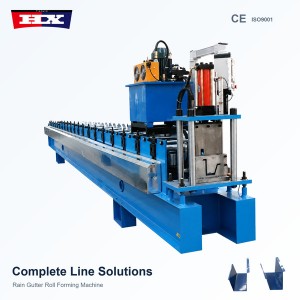 Metal Rain Gutter Making Machine