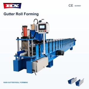Metal Rain Gutter Making Machine