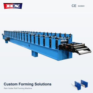 Metal Rain Gutter Making Machine