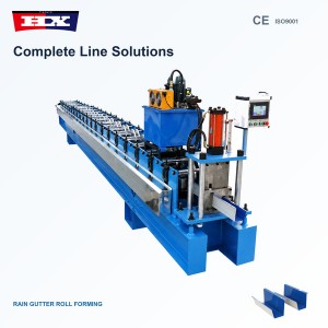 Metal Gutter Roll Forming Machine
