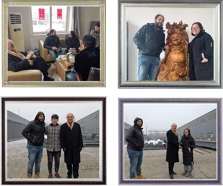 Australian customers came to the factory to discuss cooperation issues.