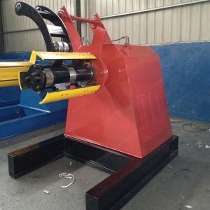 Best quality Full-automatic Steel Coil 10 Ton Hydraulic Decoiler / Uncoiler