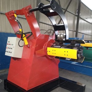 Best quality Full-automatic Steel Coil 10 Ton Hydraulic Decoiler / Uncoiler