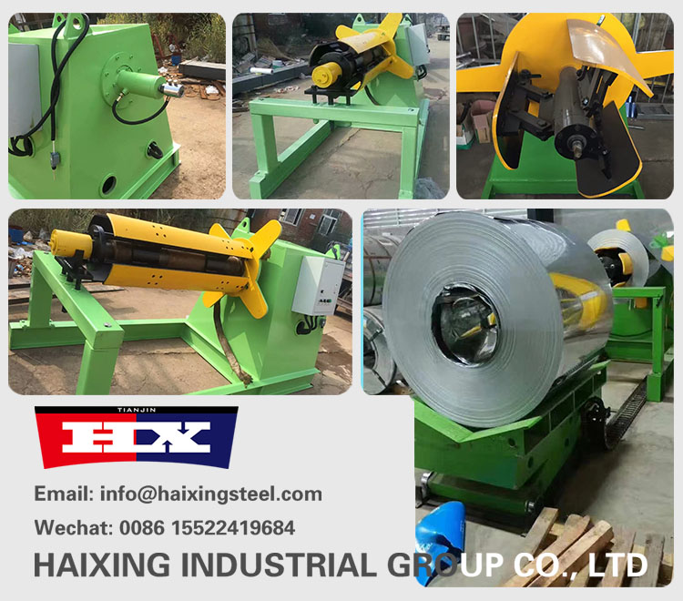 hydraulic decoiler(green)