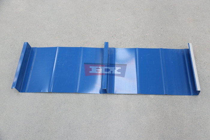 Haixing KR24 standing seam roof panel machine with automatic length cutting