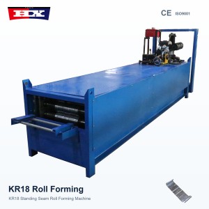 KR18 Standing Seam Roofing Sheet Making Machine