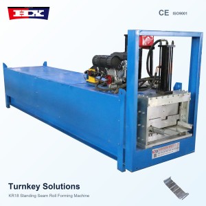 KR18 Standing Seam Roofing Sheet Making Machine
