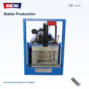 KR18 Metal Roof Forming Machine for Standing Seam Panels