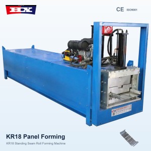 KR18 Metal Roof Forming Machine for Standing Seam Panels