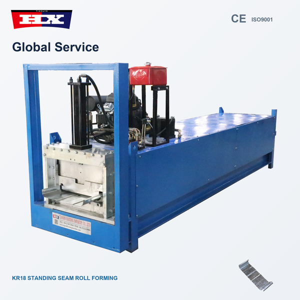 KR18 Metal Roof Forming Machine for Standing Seam Panels Featured Image
