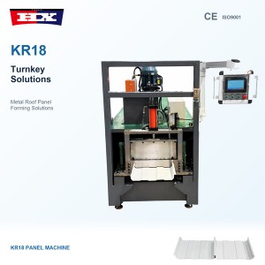 KR18 Standing Seam Metal Roofing Roll Forming Machine