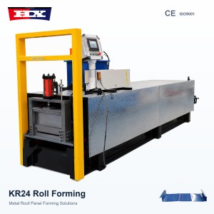 KR24 Aluminum Magnesium Manganese Roof Panel Machine