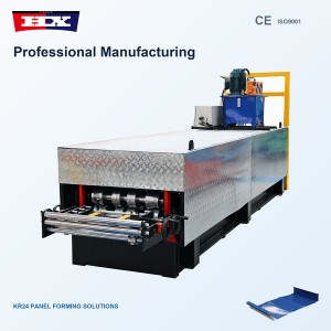 KR24 Aluminum Magnesium Manganese Roof Panel Machine