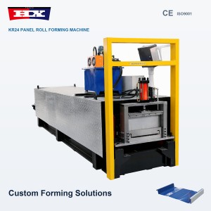 KR24 Aluminum Magnesium Manganese Roof Panel Machine