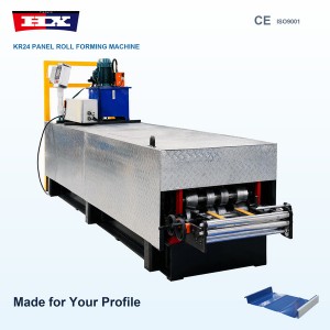 KR24 Aluminum Standing Seam Panel Machine