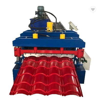 auto aluzinc prepainted metal tile glazed steel roofing sheet roll forming machine Featured Image