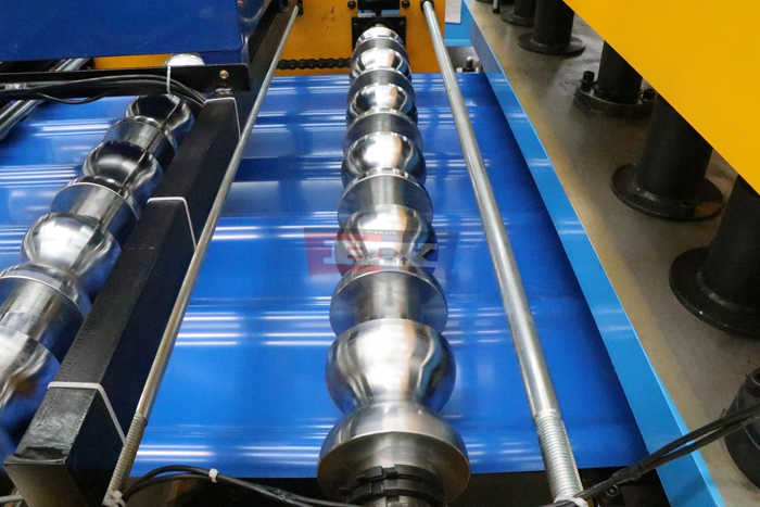 Haixing metal roof tile manufacturing machine for customized decorative steel roofing production