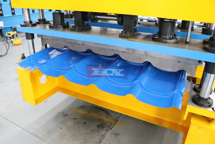 Haixing roof tile sheet making machine for decorative metal roofing panel production