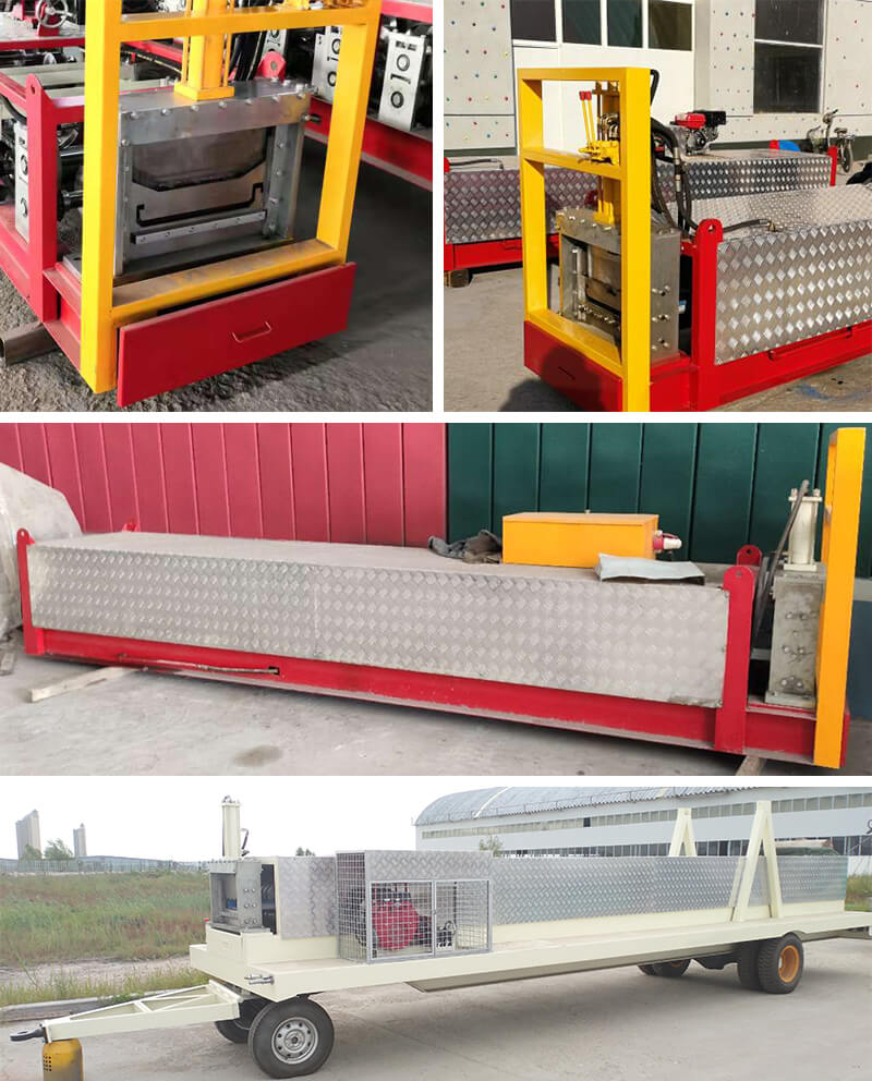 portable steel panel forming machines