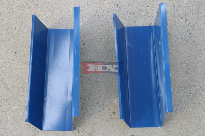 Haixing metal gutter roll forming equipment for continuous rainwater channel production