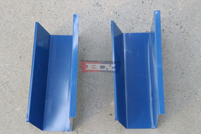 Haixing rain gutter roll forming machine for precision metal gutter profiles