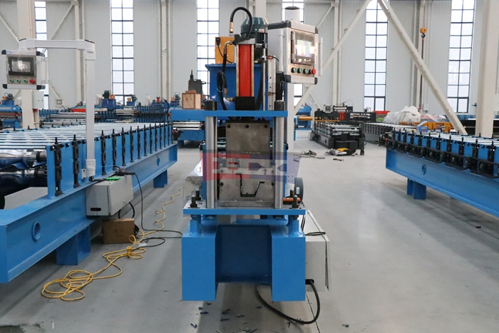 Haixing rain gutter making machine for customized steel and aluminum gutter profiles