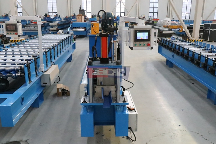 Haixing metal gutter forming equipment for galvanized steel and compatible aluminum gutters