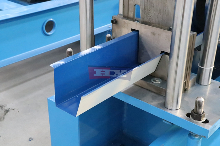 Haixing gutter making machine supplier for metal roofing drainage manufacturing