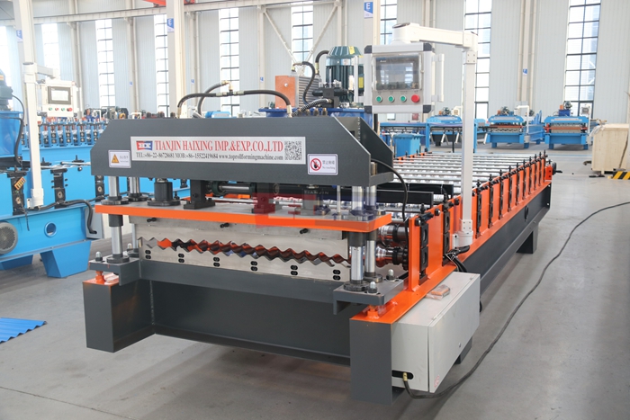 Haixing corrugated roof making machine for metal roofing sheet production
