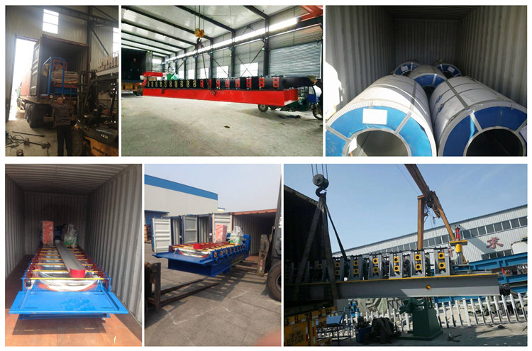 roof curving machine packing
