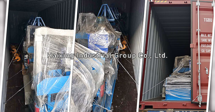 roof curving machine packing