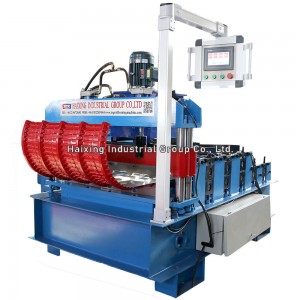 Aluminium sheet curved roof panel roll forming machine