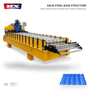 Glazed Steel Roof Tile Machine
