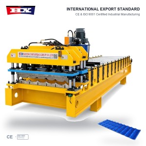 Step Tile Roll Forming Machine