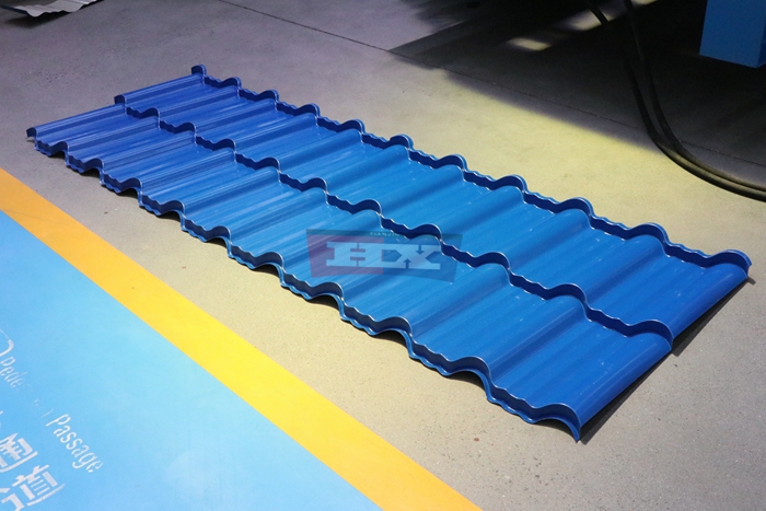 Haixing gearbox driven metal roof tile roll forming equipment for high speed roofing production