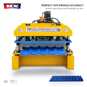 Glazed Steel Roof Tile Machine